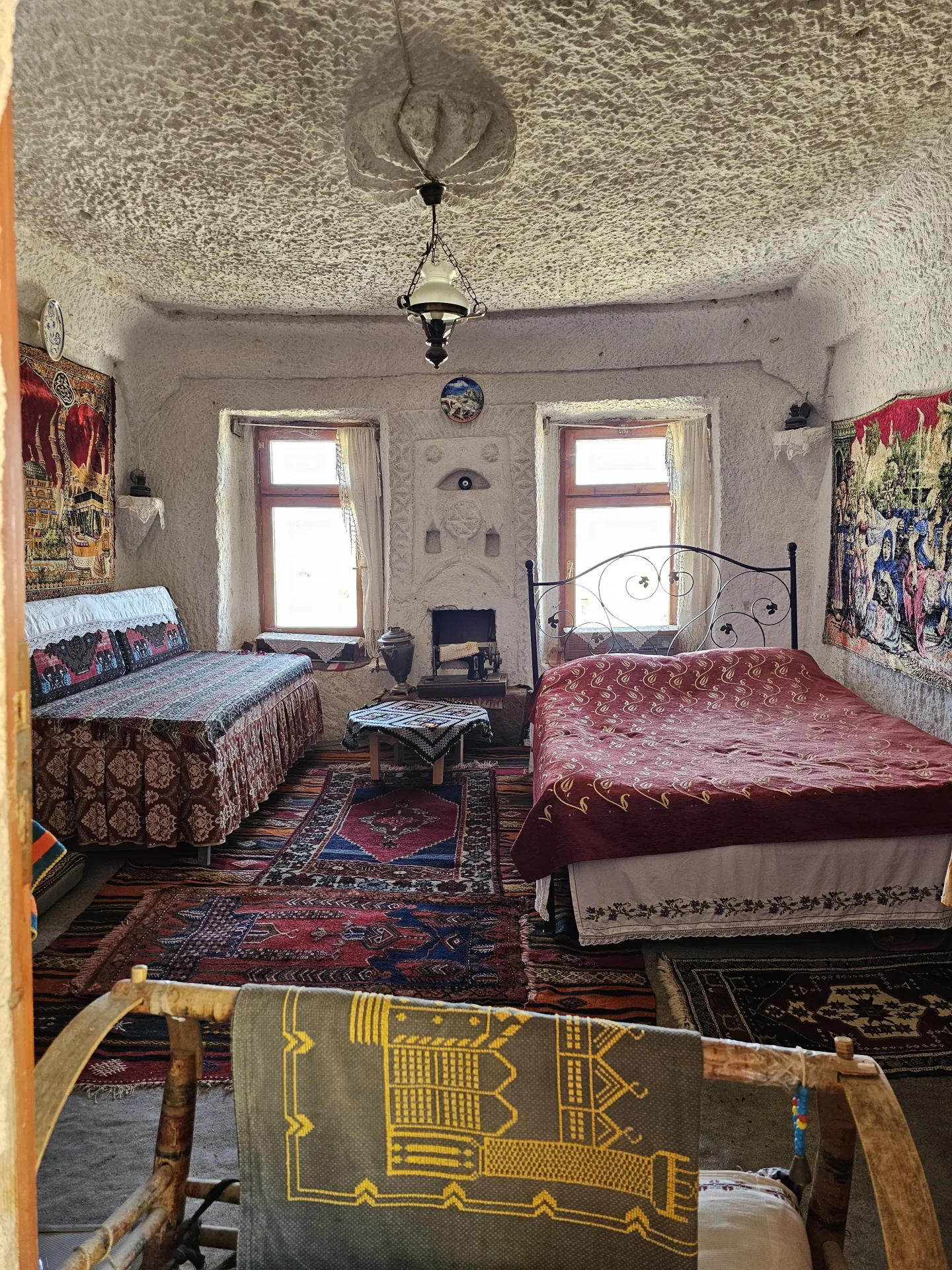 Furnished rock-cut room in Cappadocia